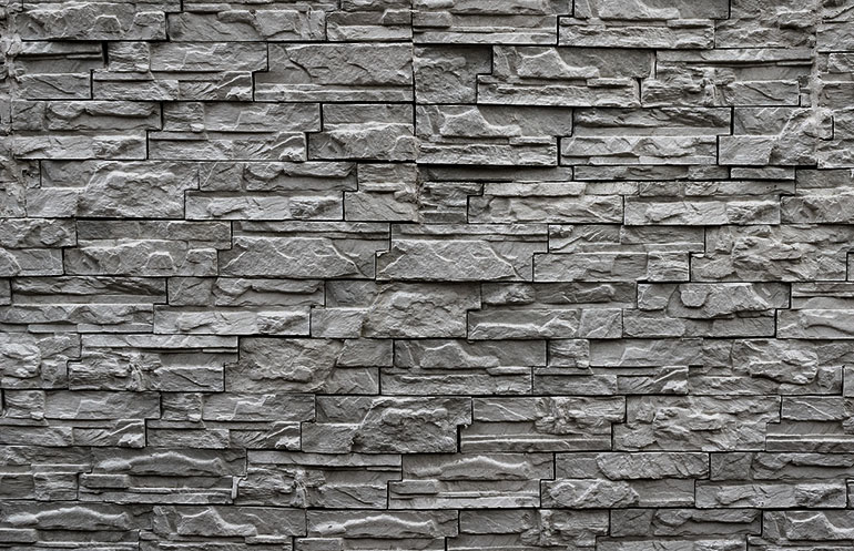 Welche Farbe passt zu grauer Steintapete?
