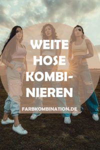 Weite Hose kombinieren