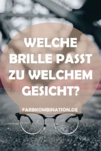 Welche Brille passt zu welchem Gesicht?