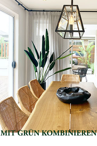 Welche Farbe passt zu Eiche? 3 Eiche mit Grün kombinieren