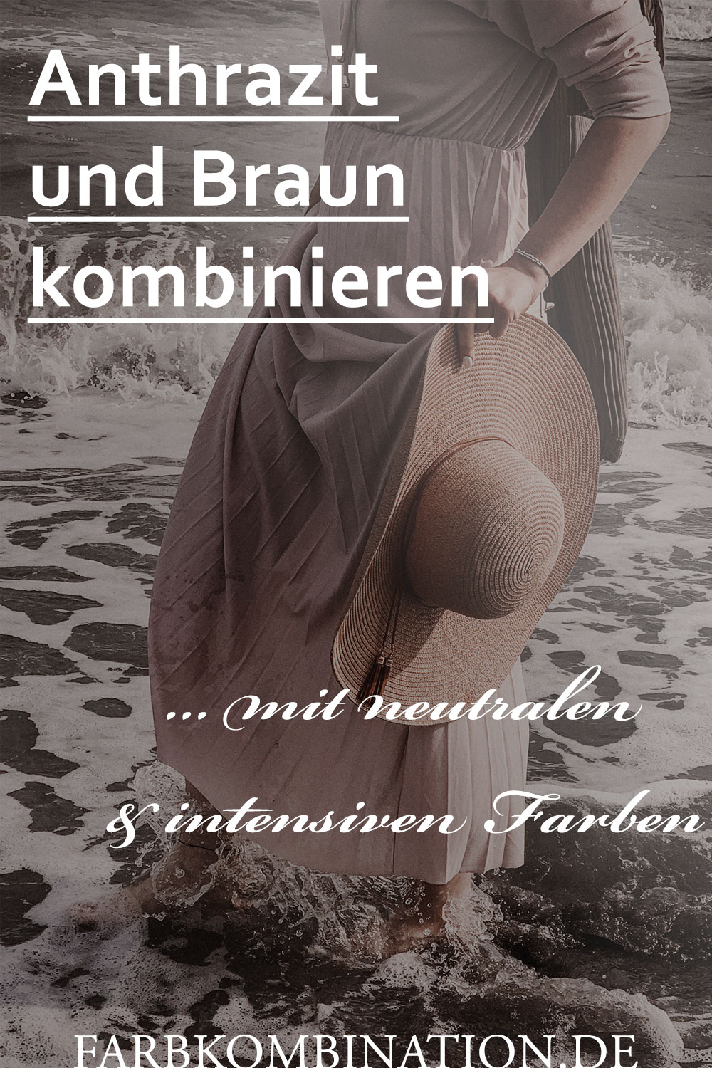 Anthrazit und Braun kombinieren