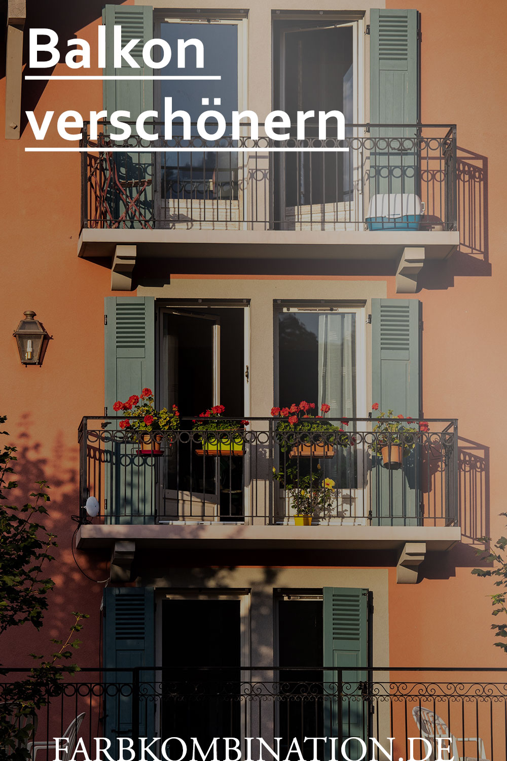 Balkon verschönern