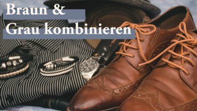Braun und Grau kombinieren