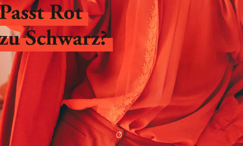 Rot und Schwarz haben mich durch den Winter begleitet und heute möchte ich die folgende Frage beantworten: Passt Rot zu Schwarz? Kleiner Tipp: Ja.