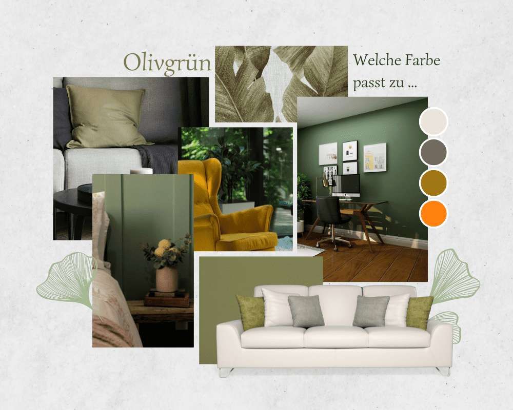 Welche Farbe passt zu Olivgrün? 1 Welche Farbe passt zu Olivgrün?