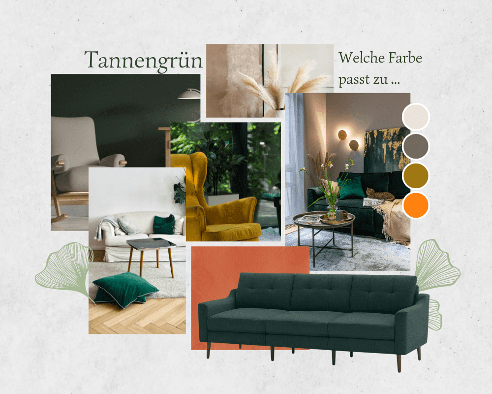 Welche Farbe passt zu Tannengrün? 1 Welche Farbe passt zu Tannengrün?