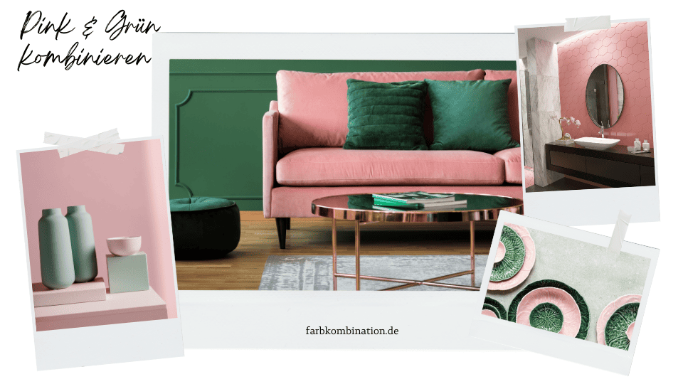 Pink und Grün kombinieren 5 Eine kleine Collage über das Thema