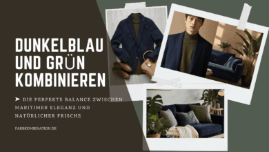 Dunkelblau und Grün kombinieren für eine perfekte Balance zwischen maritimer Eleganz und natürlicher Frische