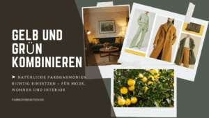 Gelb und Grün kombinieren: Von Frühlings-Frische bis zum Retro-Chic 2 Gelb und Grün kombinieren durch natürliche Farbharmonien.