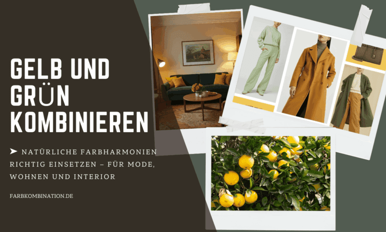 Gelb und Grün kombinieren: Von Frühlings-Frische bis zum Retro-Chic 1 Gelb und Grün kombinieren durch natürliche Farbharmonien.
