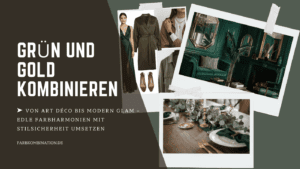 Grün und Gold kombinieren - von Art Déco bis Modern Glam.