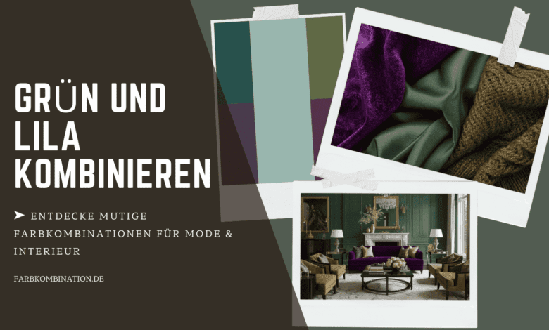 Grün und Lila kombinieren: Ein Guide für luxuriösen Kontrast, Eleganz und künstlerische Looks 6 Grün und Lila kombinieren - Entdecke mutige Farbkombinationen für Mode und Einrichtung