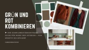 Grün und Rot kombinieren in sieben Schritten