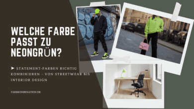 Welche Farbe passt zu Neongrün und Giftgrün?