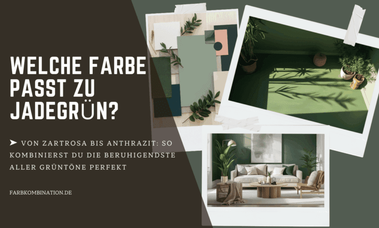 Welche Farbe passt zu Jadegrün? 7 Harmonien für deine heimische Wohlfühloase 3 Welche Farbe passt zu Jadegrün? Wir haben 7 Harmonien für Dich zusammengestellt.
