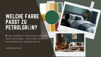 Welche Farbe passt zu Petrolgrün? 10 Welche Farbe passt zu Petrolgrün? Ein kleiner Guide, damit Du die Welt zwischen Blau und Grün meisterst.