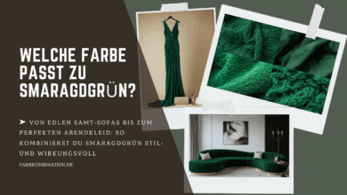 Welche Farbe passt zu Smaragdgrün? 11 Kombinationen, die Dein Zuhause & Stil veredeln 9 Welche Farbe passt zu Smaragdgrün?